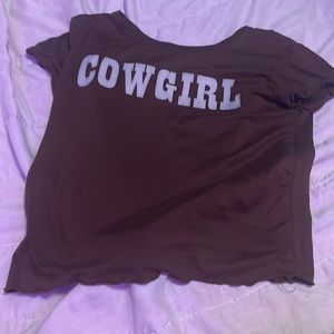 Cowgirl shirt